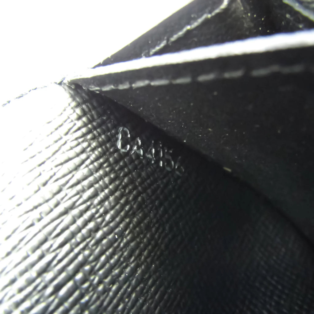 Portefeuille (Good) M60622 (bi-fold) Epi Brazza Men's Leather Pre-Owned Wallet Noir Epi Long