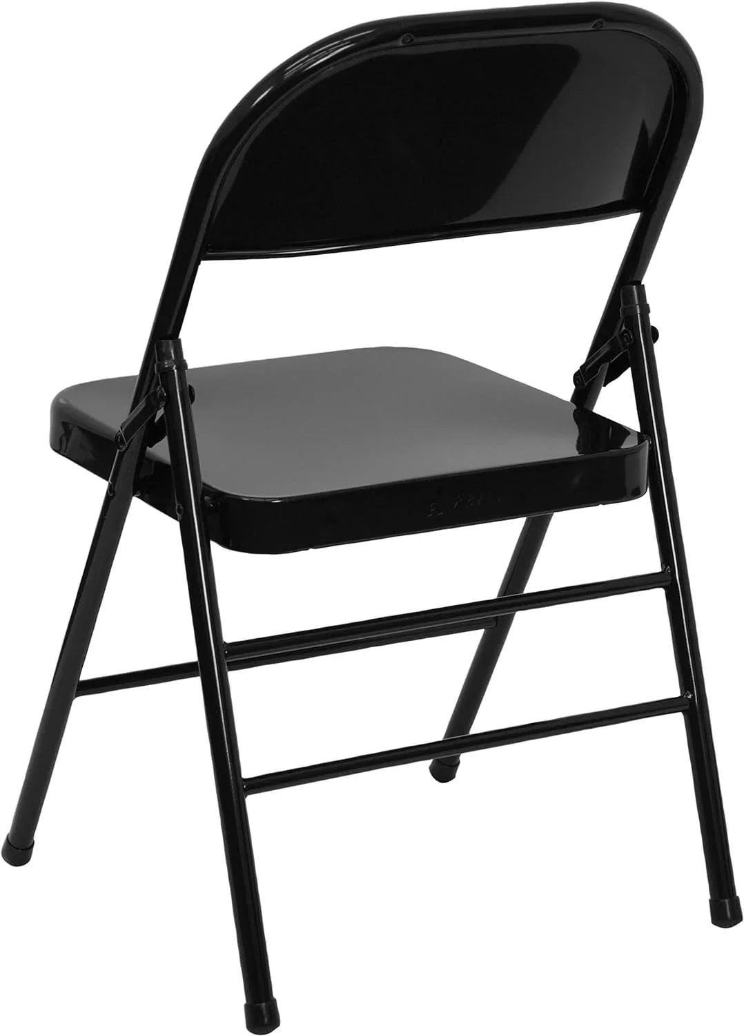 & Chair Double Series Triple Folding HERCULES Metal Black Hinged Braced