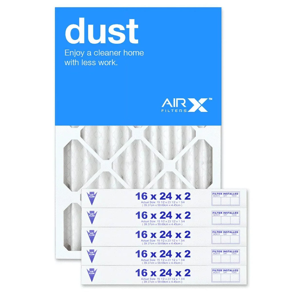 Air of USA Pleated Dust Replacement Box Air the in Filters 6, Made AIRx 16x24x2 Filter Filter AC 8 MERV Furnace