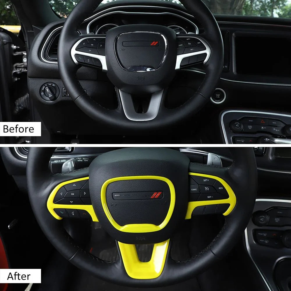Console Panel Cover Center Trim 17x Yellow Dash Teledu Set Kit