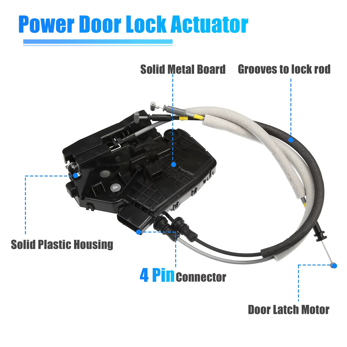 Hyundai Door Door 81420-F2000 Elantra Latch Lock Rear Right Actuator Actuator for 2017-2020 Lock