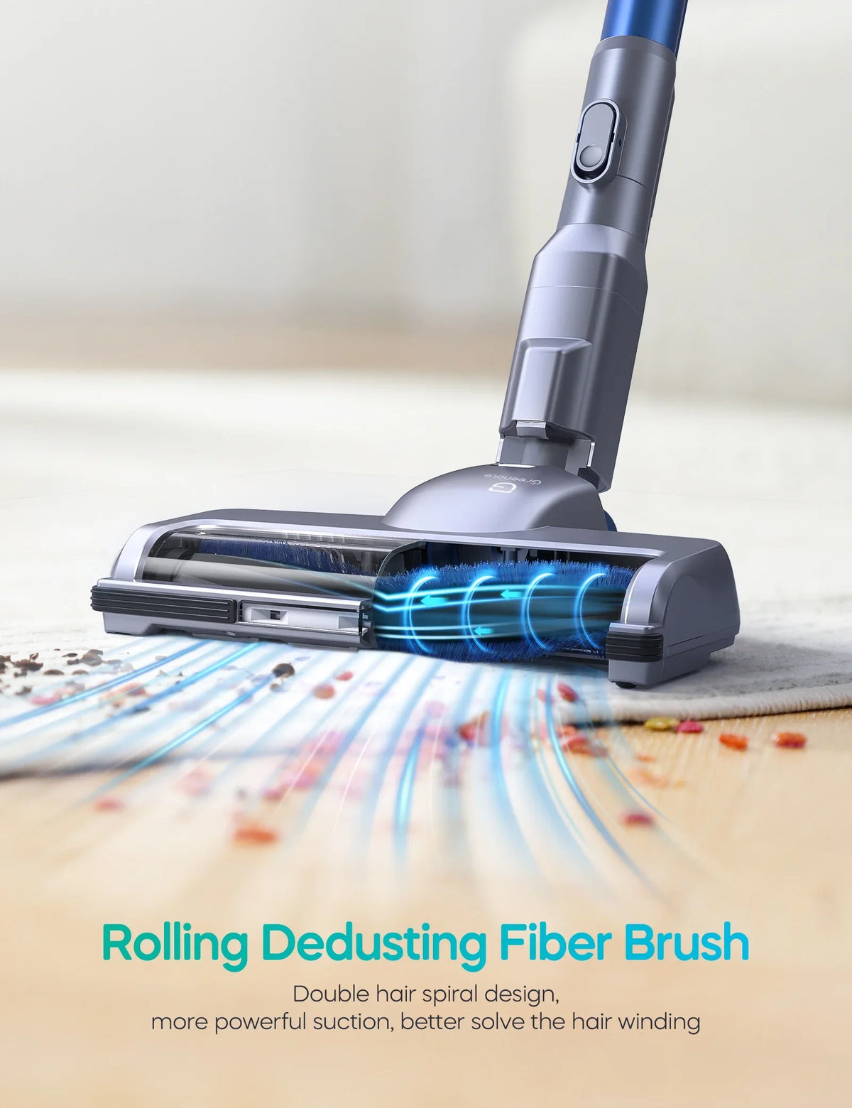 Suction, Long 35min Powerful Handheld Lightweight 23000Pa Vacuum for in 6 1 Runtime, Home/Car/Hard with Cordless Vacuum Battery, Floor/Carpet/Pet/Hair Cleaner, Detachable