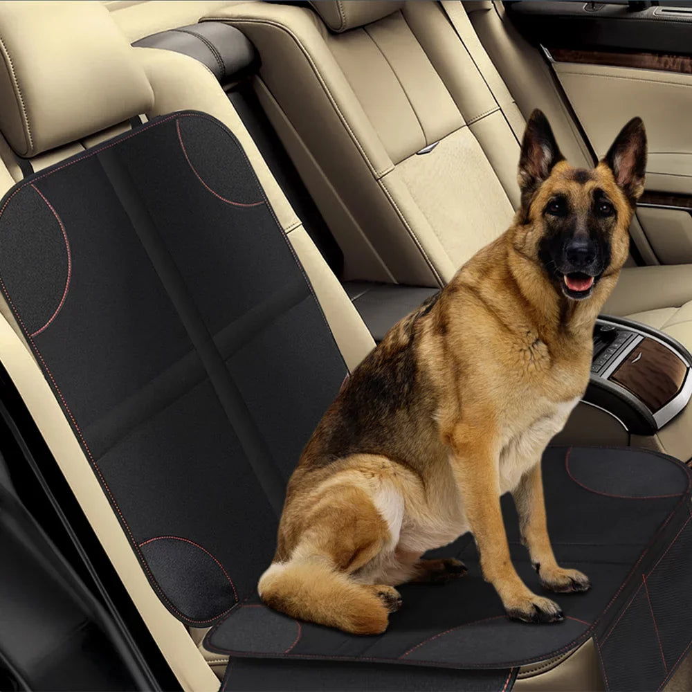 Padding Seat Non-Slip Protector Thickest Child Protect Baby Backing and Mesh 2Pack Car Pet for with Pockets and Seats