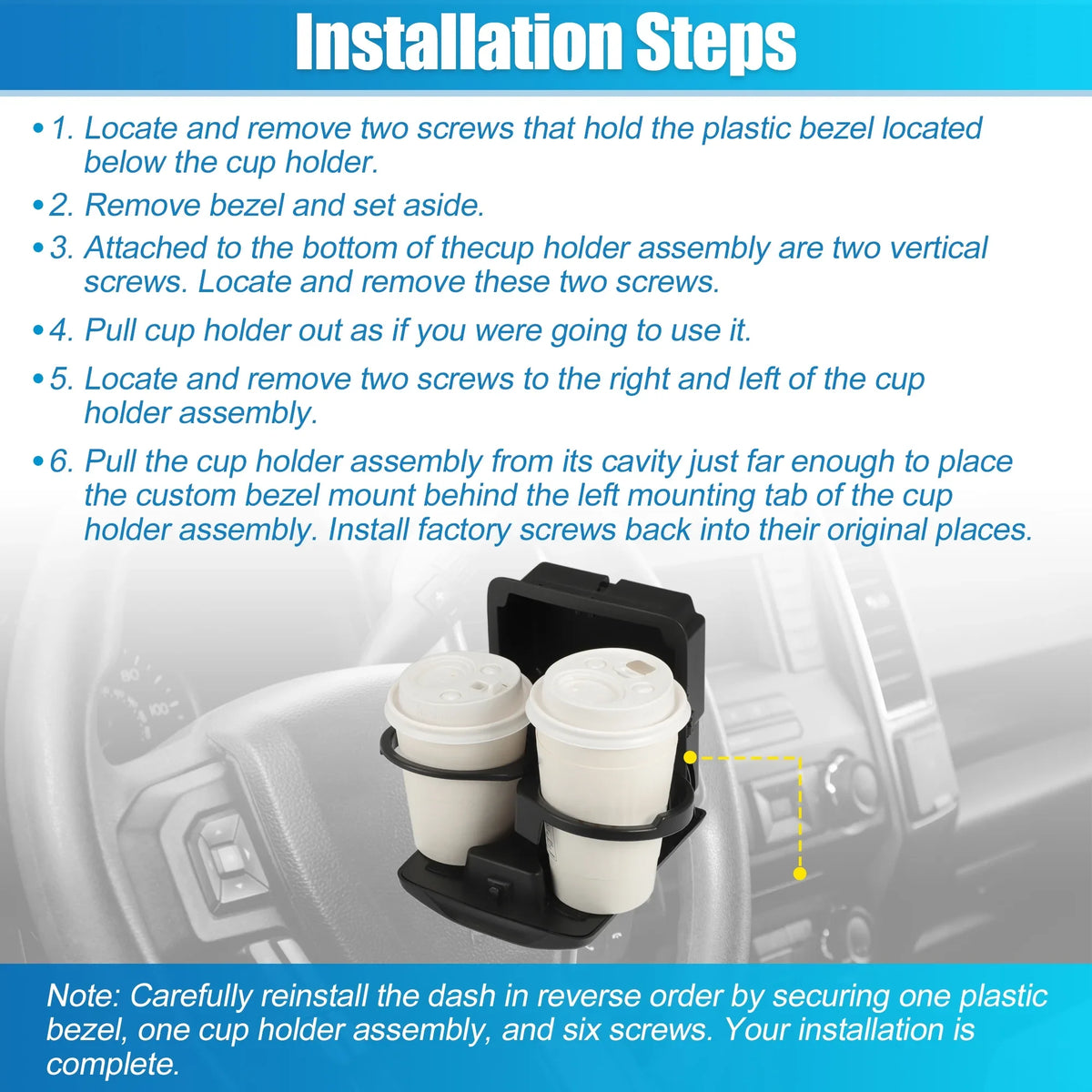 Impreza Subaru Center Unique 2005-2007 Cup Black 2.5L for Holder Console Bargains