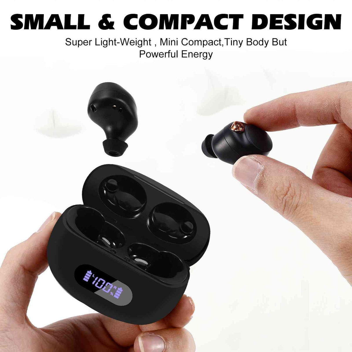 Compatible True with play Boost K5 Connect, IPX5 Resistance, Balanced, Bluetooth Wireless Bass UrbanX Earbuds Black, Connection, Bluetooth liquid 5.2 + Charging Dual Case,