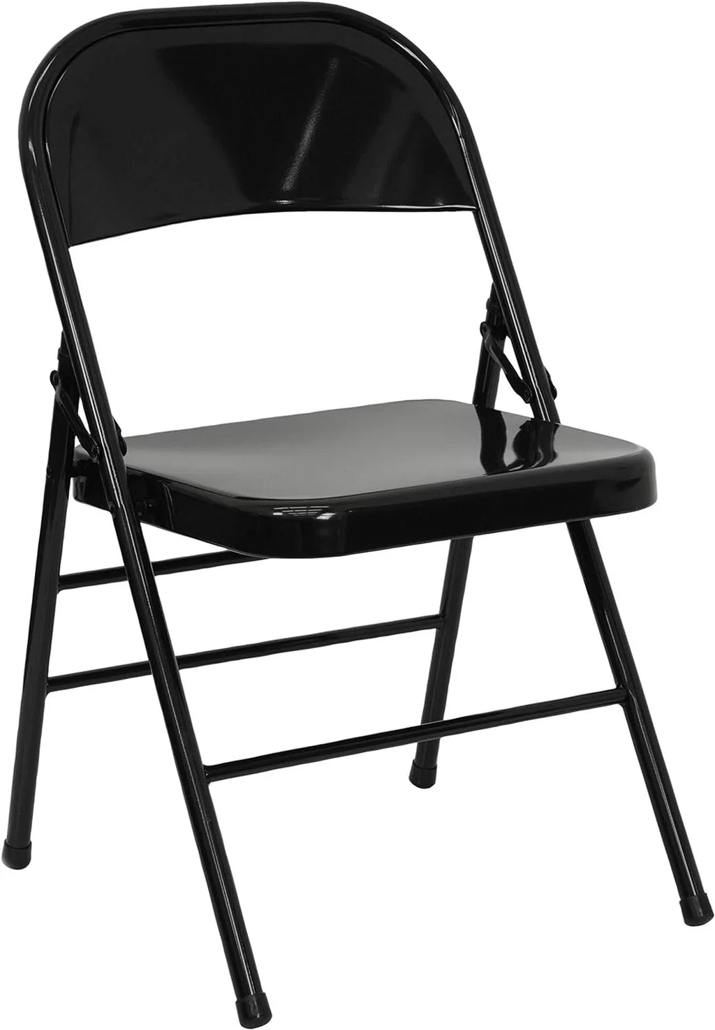 & Chair Double Series Triple Folding HERCULES Metal Black Hinged Braced