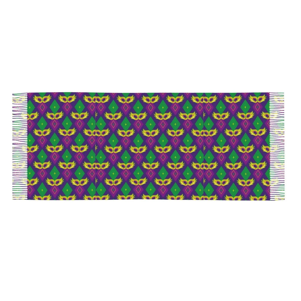 Gifts- Shawl Cashmere Scarf Bingfone Large Elegant Carnival3 Feel Wrap Mardi Women Warm Art Print Gras Winter For Scarves Soft
