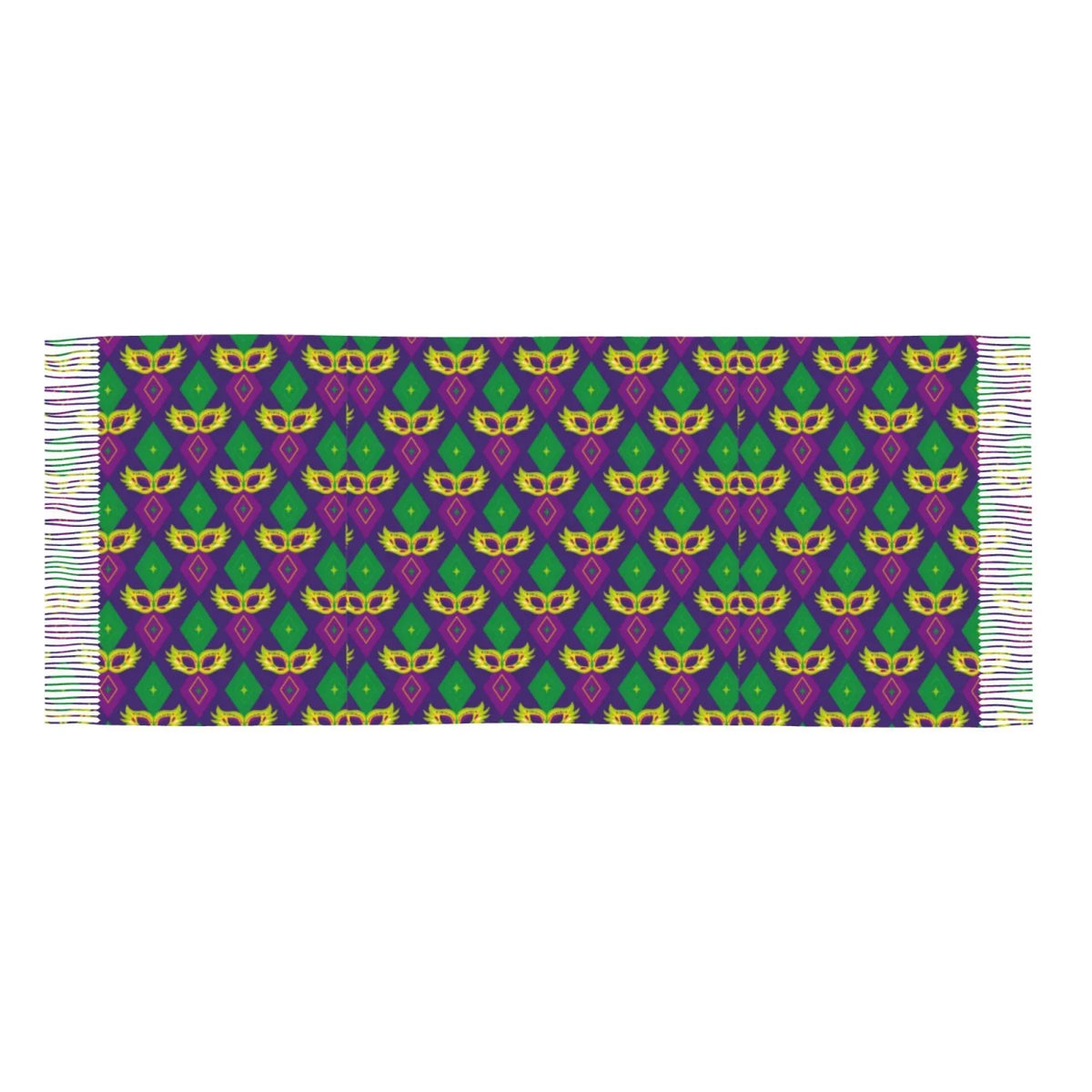 Gifts- Shawl Cashmere Scarf Bingfone Large Elegant Carnival3 Feel Wrap Mardi Women Warm Art Print Gras Winter For Scarves Soft