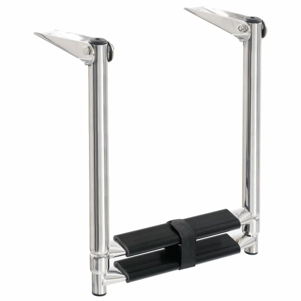 Stainless Ladder Folding Boarding 2-step Steel Carevas