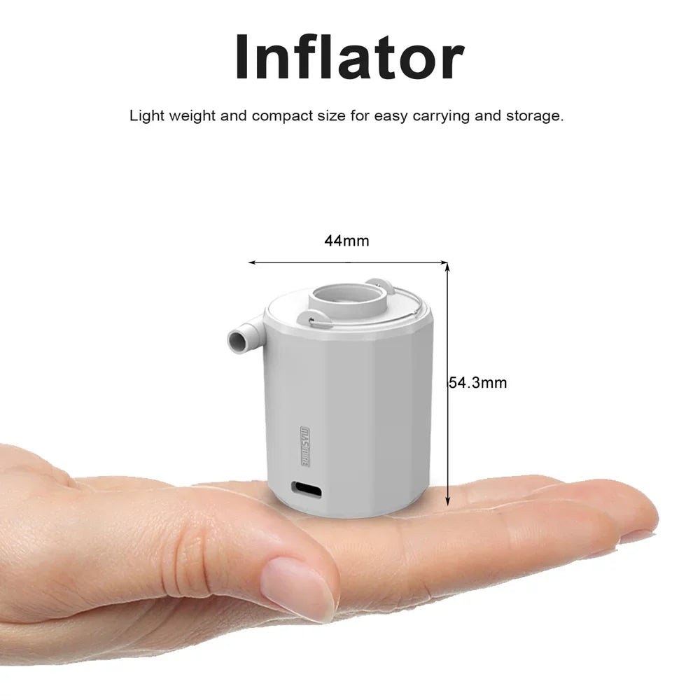 Vacuum Tent Inflatable Camping Cordless Pump Portable and Electric Vacuum Inflator Light Inflator Lamp Multifunctional Pump Mattress