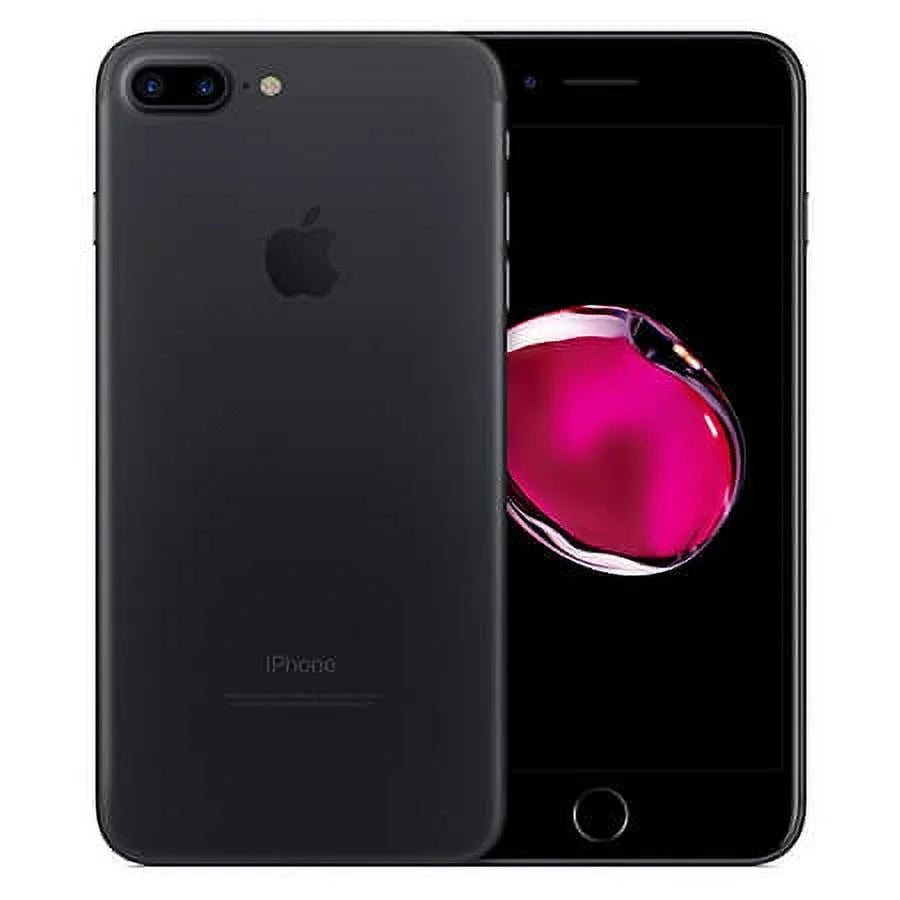 Fair) Plus Smartphone 7 Matte 5.5" Pre-Owned iPhone GSM (Refurbished: (AT&T/T-Mobile Unlocked A1784 256GB Compatible) Black