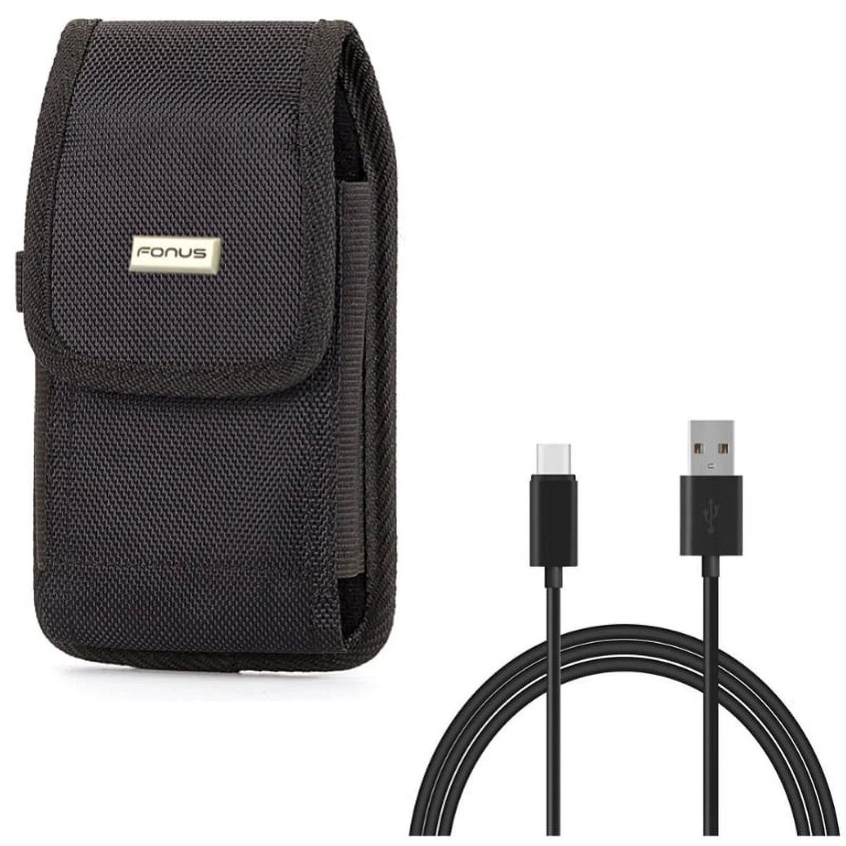 Motion Plus Coolpad Long for Canvas Pixel Vivo Sync Type-C XL - Rapid USB - Blackberry w Y8K Holster Rugged Metal G9, Charge Clip Belt 3a Cable Black Wire XI XL 6ft Case Legacy BLU -