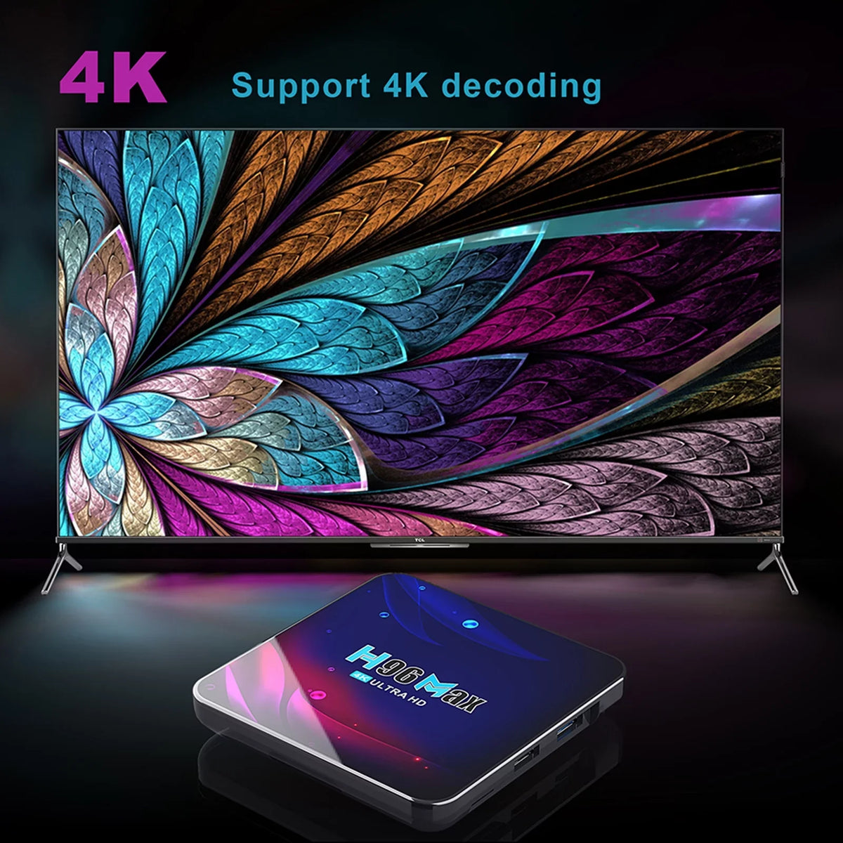 UHD Control 4K BT4.0, Android 11.0 Dual-band Video V11 Player, 4GB64GB, Smart Remote WiFi,