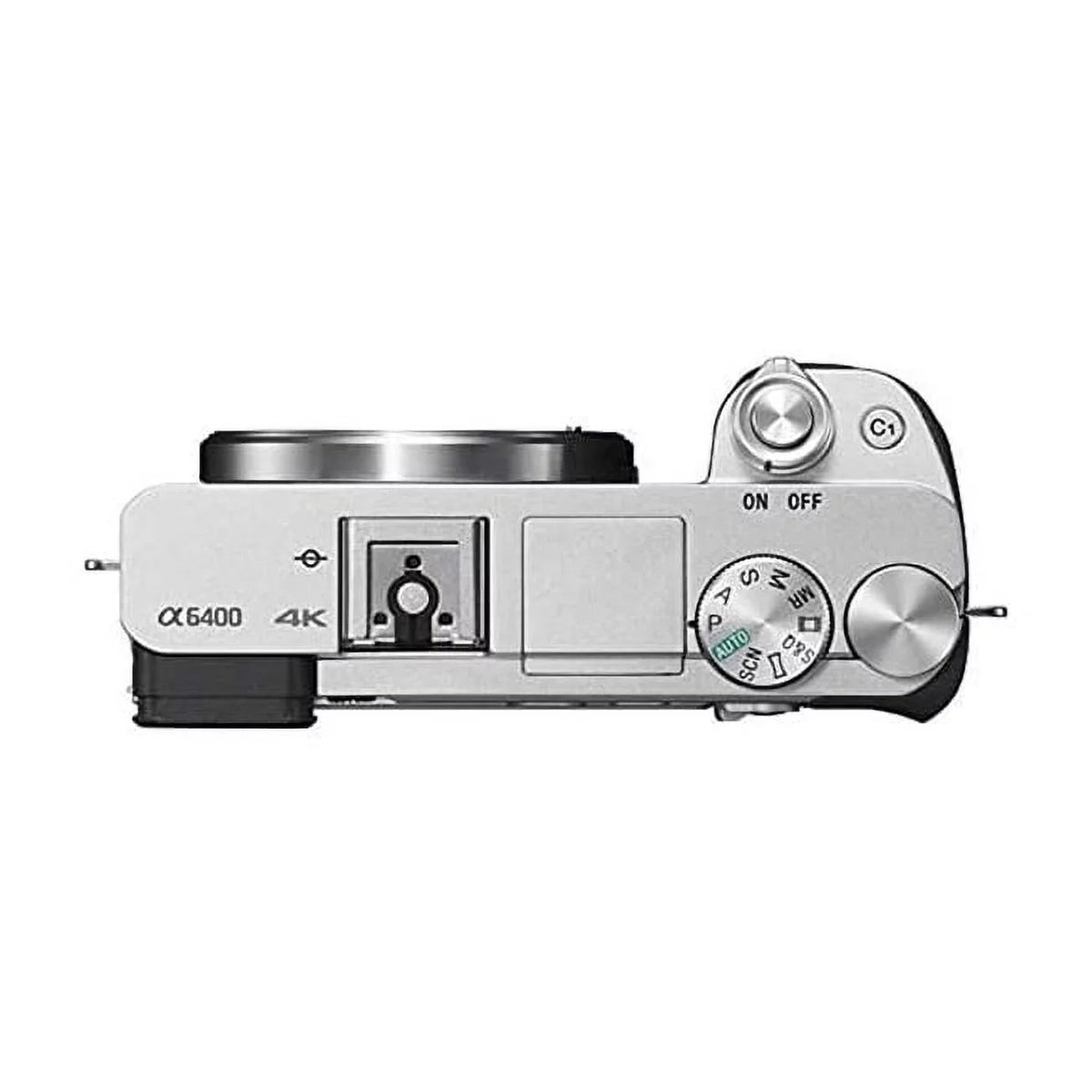 International Enabled, Mirrorless Camera Digital A6400 Version NFC Alpha Wi-Fi - and - only] [Body (Silver)