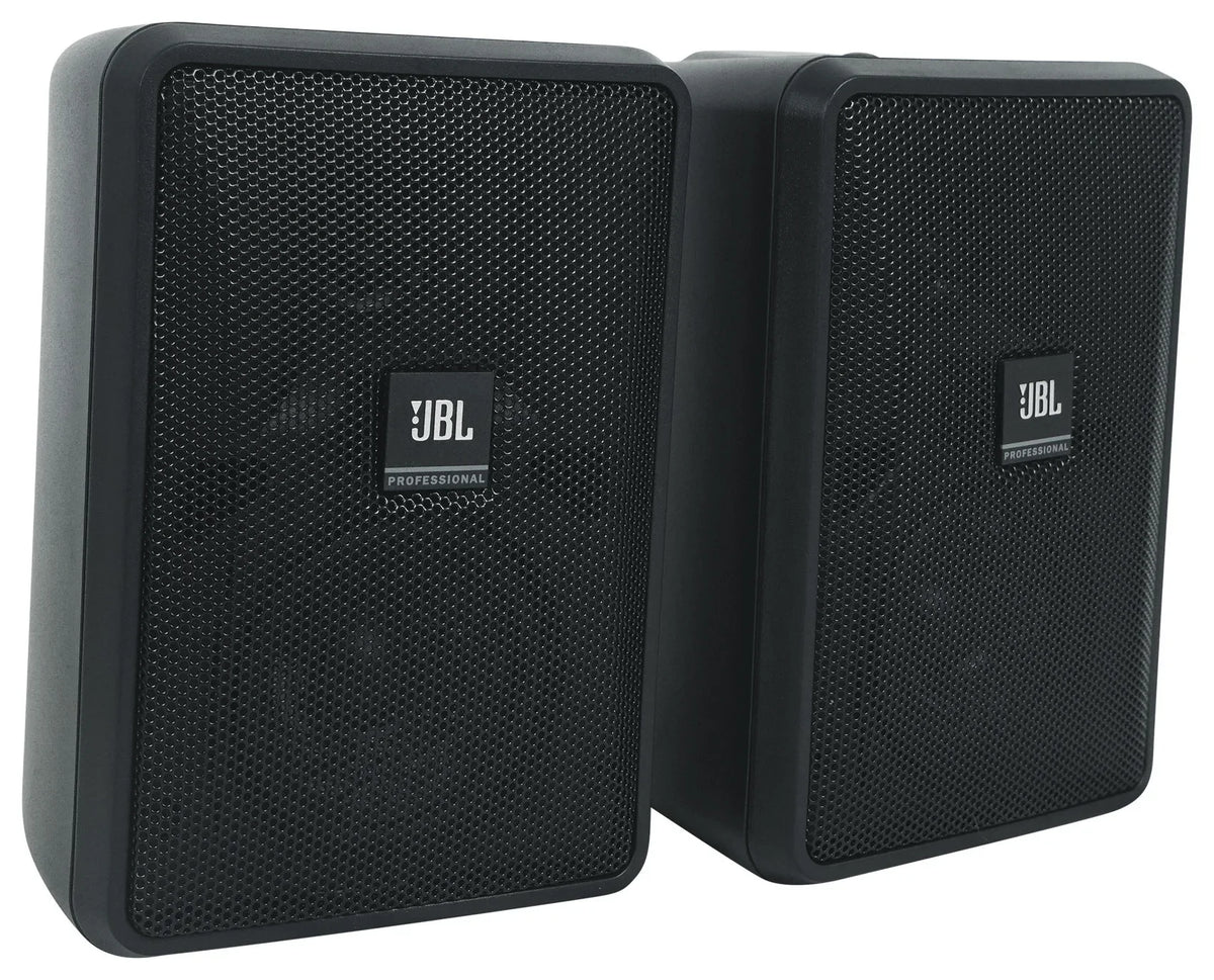 (6) Control Wall Commercial 3" Amp 23-1 70v JBL Indoor/exterior + Speakers Black