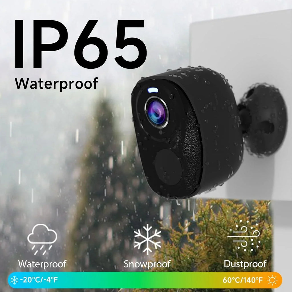 No (BW4-G-4Pack) with Wireless Camera Storage, Free Monthly exterior, IP65, for Home Vision, 2-Way Powered AI Motion Battery Cameras Cloud Security Color 2K Audio Fee, Security SD/ Night Detection,