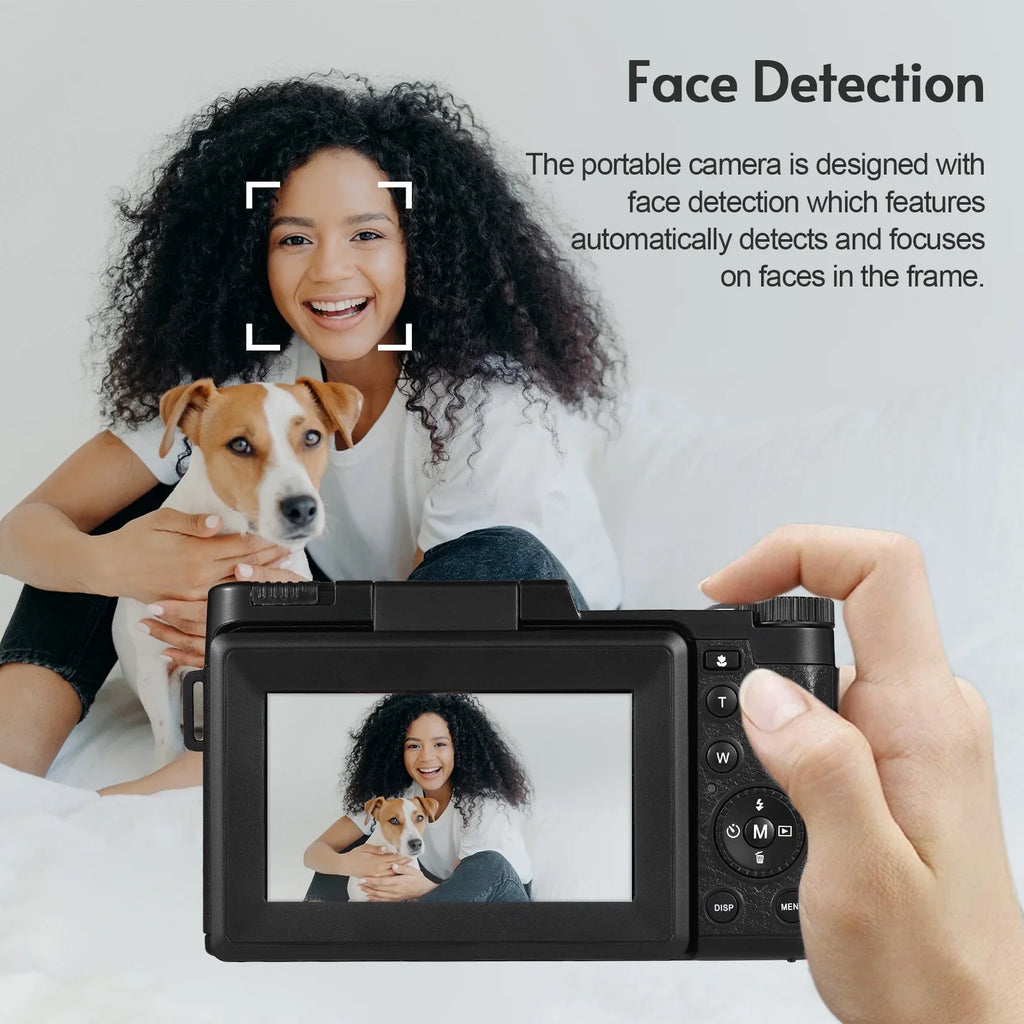 3.0-inch Digital Screen 3.0-inch camera,TFT Rotatable Camera TFT 4K Screen 48MP Andoer-2 48MP 2pcs TFT Rotatable Screen 3.0-inch 4K 16X Camera Support Rotatable Batteries Portable 48MP dsfen