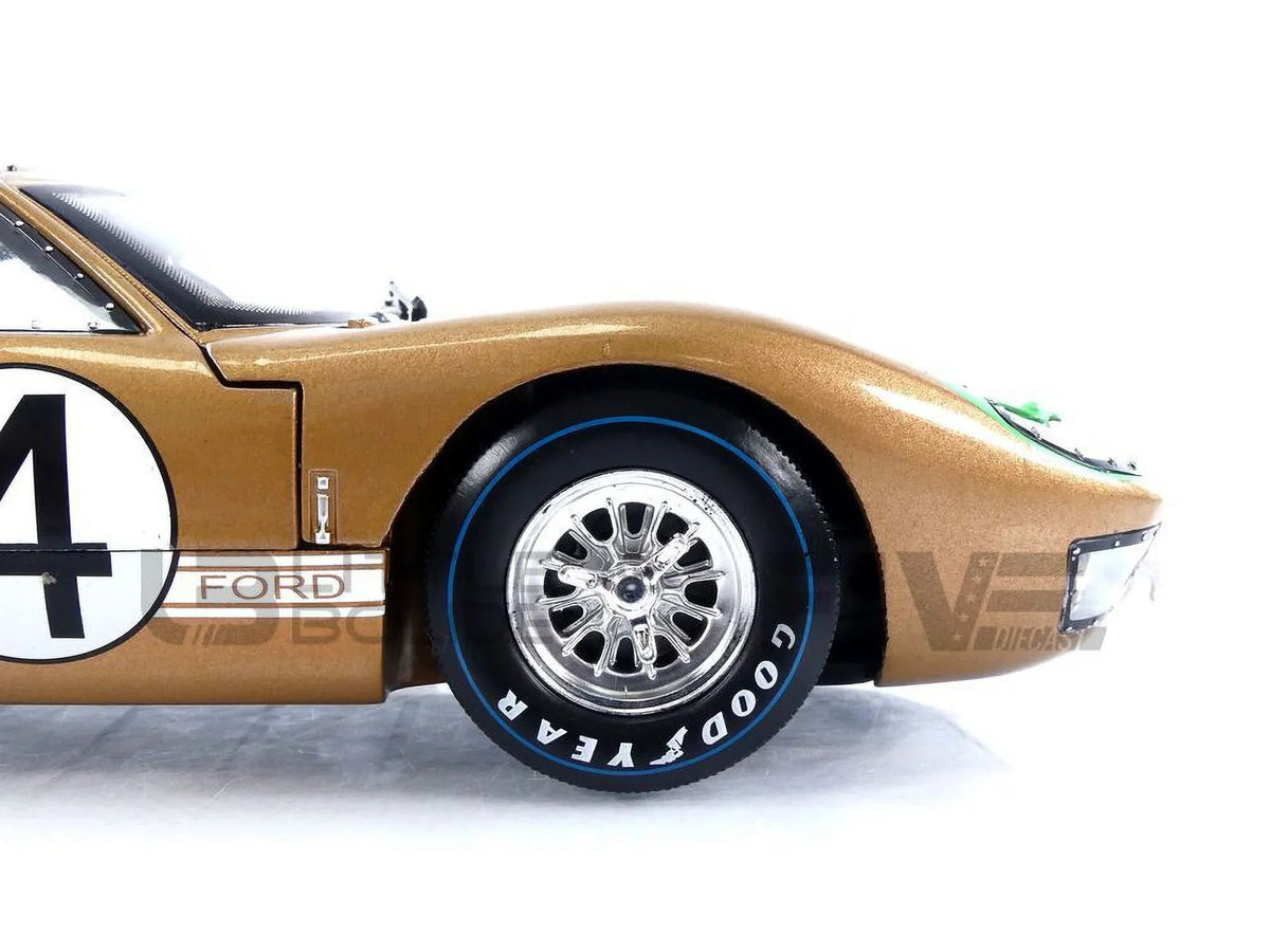 SC414 Gold GT-40 Model 1966 2 Car Shelby 1-18 MK Diecast Collectibles No.4