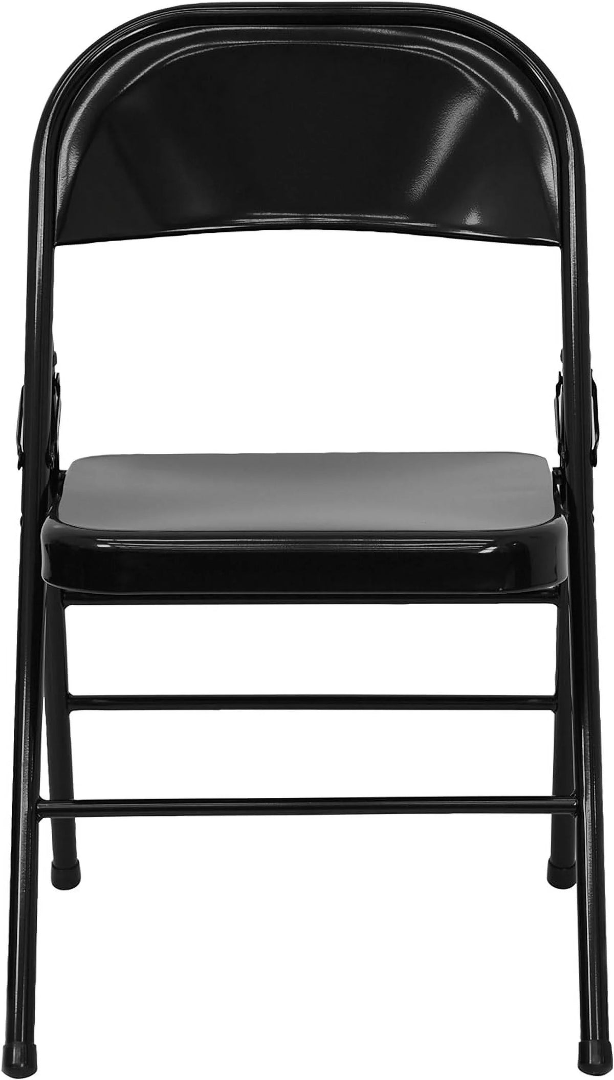 & Chair Double Series Triple Folding HERCULES Metal Black Hinged Braced