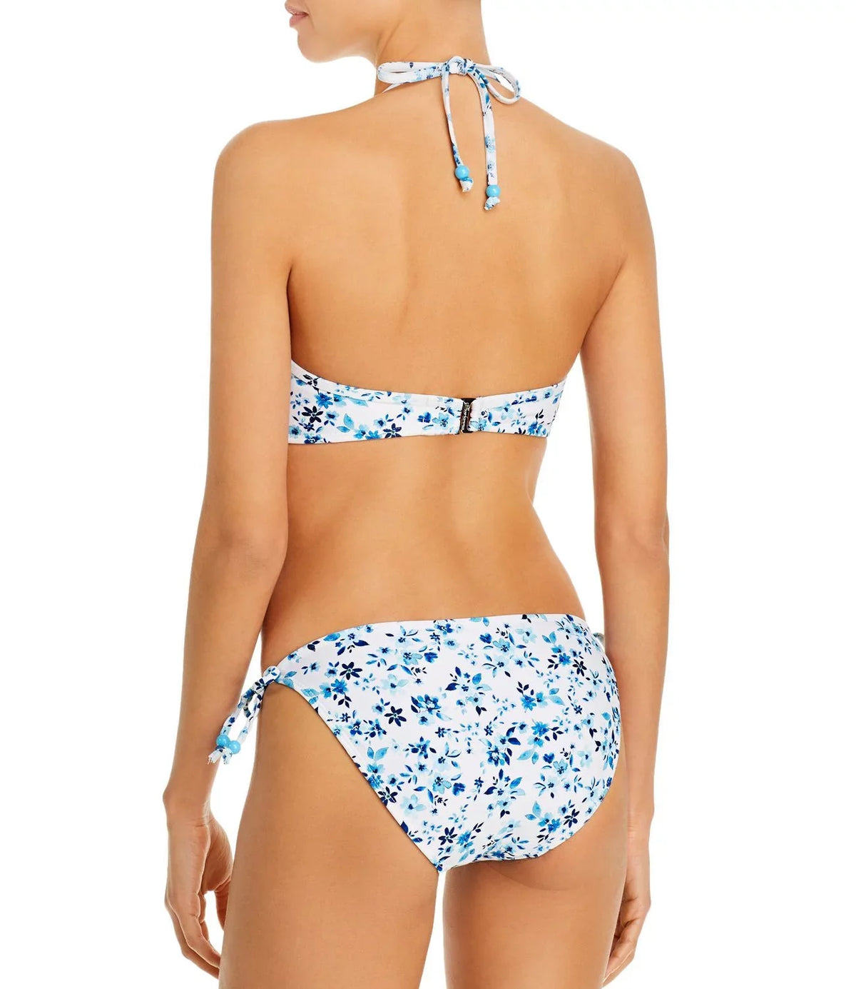 Bra Starboard Top, Halter Bikini Shoshanna Floral B White,