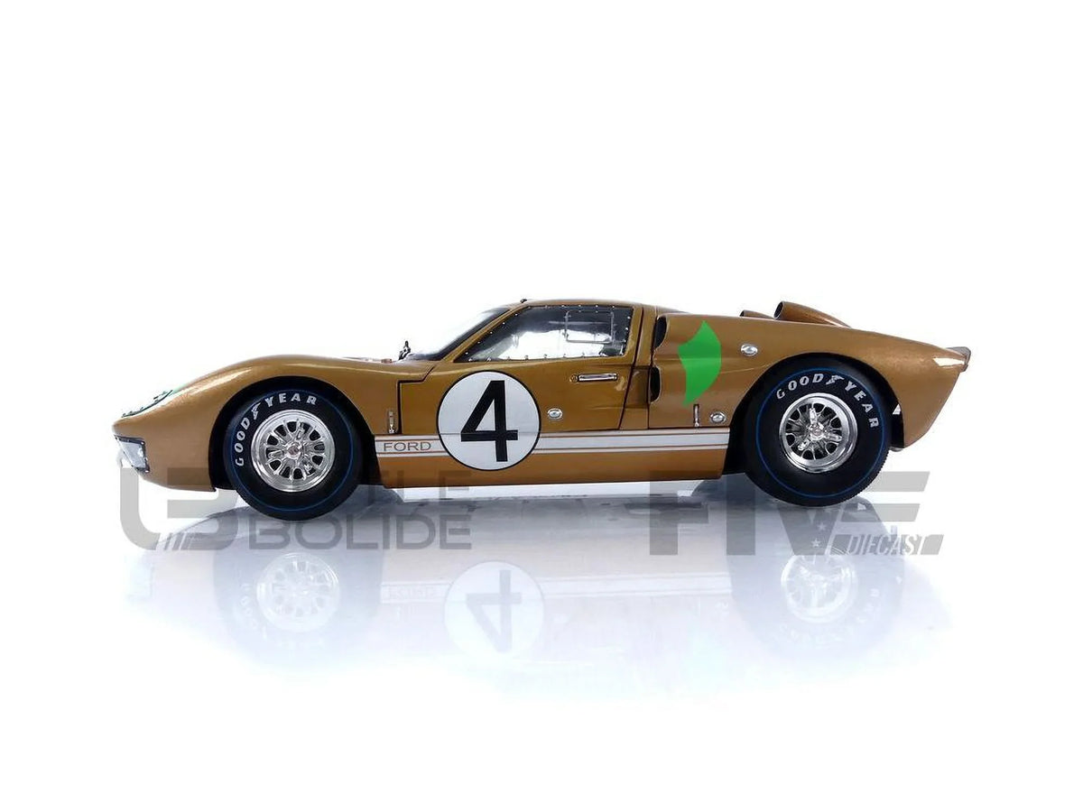 SC414 Gold GT-40 Model 1966 2 Car Shelby 1-18 MK Diecast Collectibles No.4