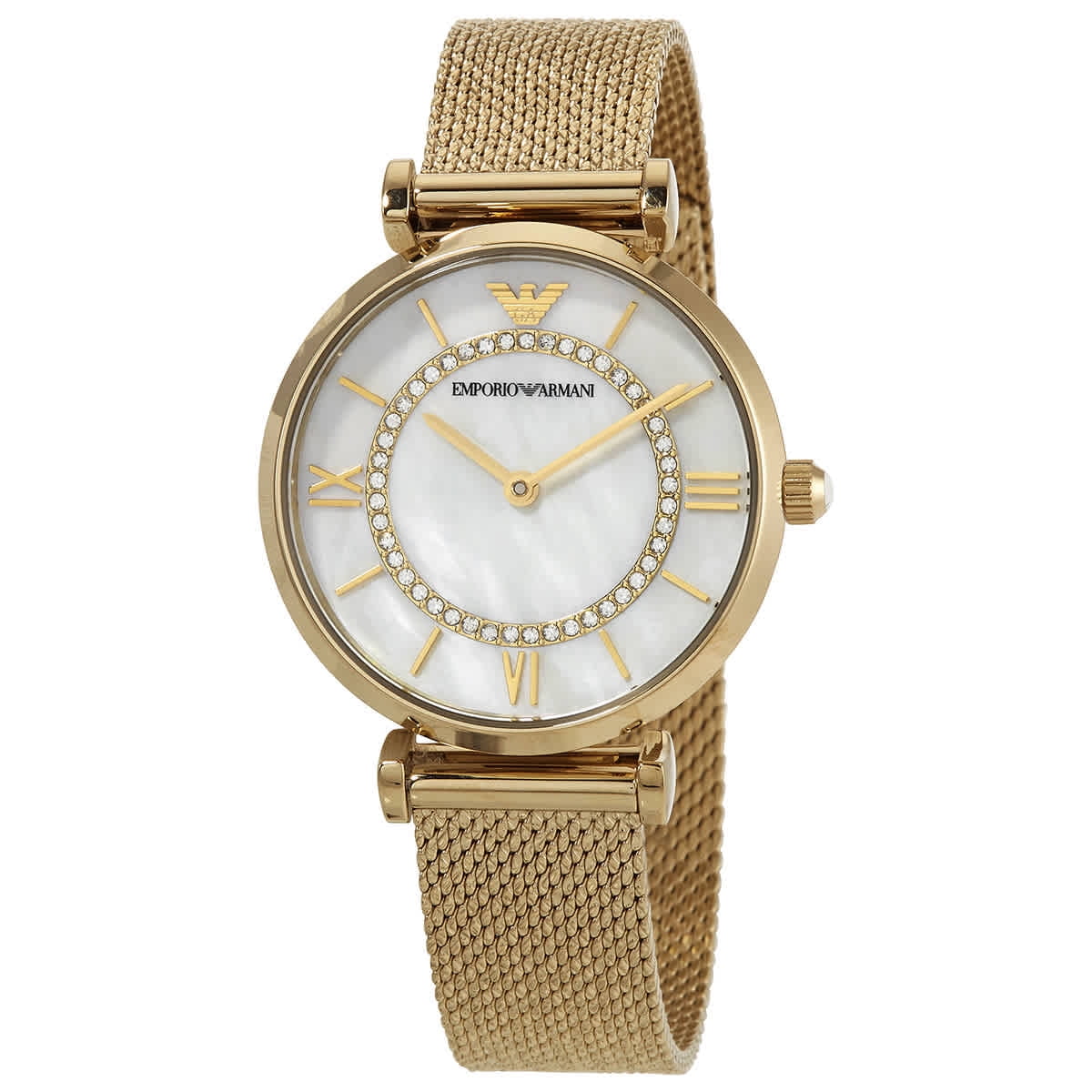 Dial Ladies of AR11321 Armani Watch Quartz Mother Pearl Emporio