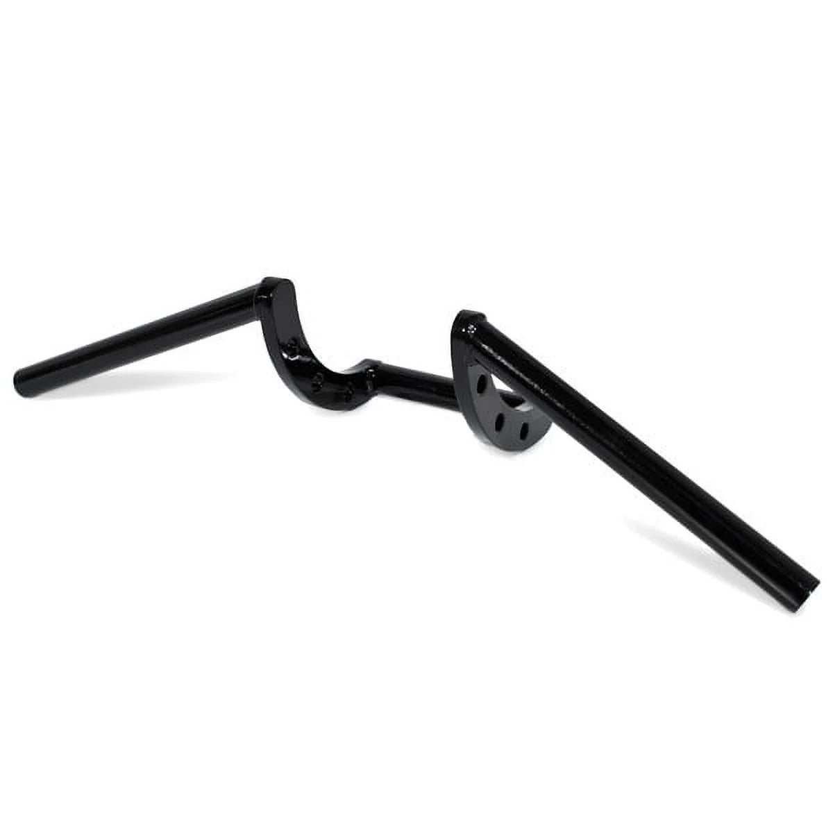 1" Krator Harley Black Cruiser FLHP with Handlebar Davidson Motorcycle Police Bike Compatible Z-Bars
