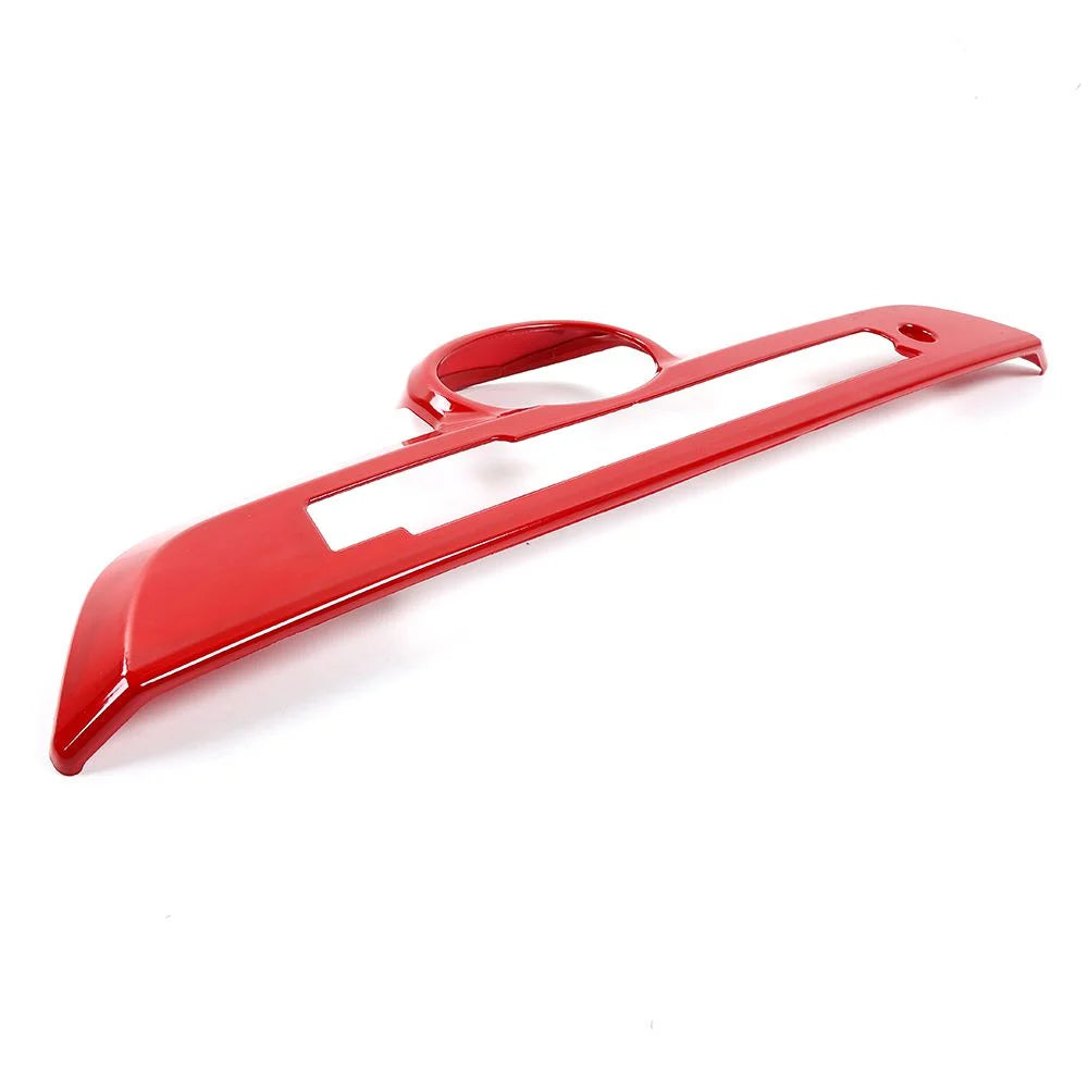 Trim Frame Rear Red Handle Tailgate Trunk Bezels Decor Teledu 4Runner Cover