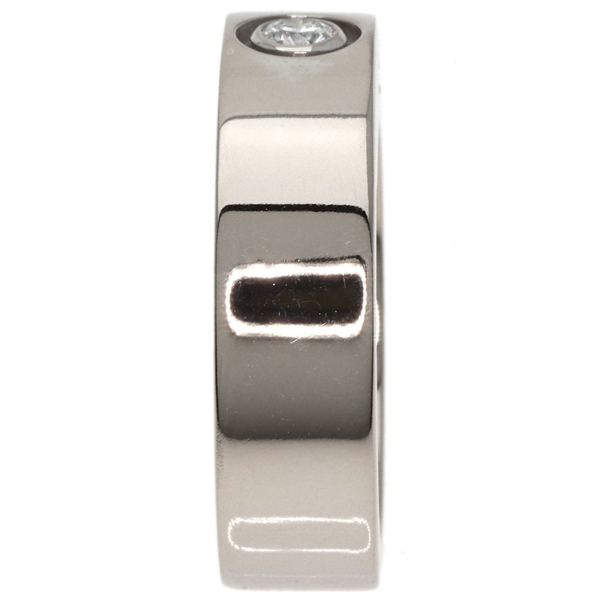 Ring, K18 White Diamond Cartier CARTIER 1P (Good) #48 Women's, Gold, Anniversary Pre-Owned