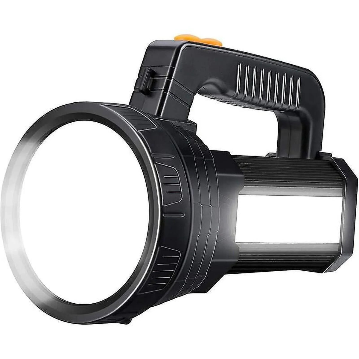 6 Light Waterproof Super Flashlight Rechargeable 15000 (black) Lumens Camping Led Flashlight Led With Bright Modes, Emergency For