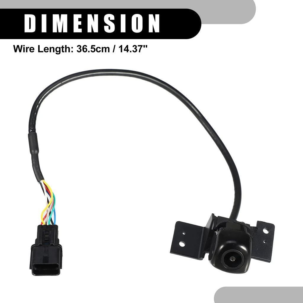 for Plastic Hyundai Car Rear Camera Black View Tucson No.95760-D3001 Up Back 2016-2018