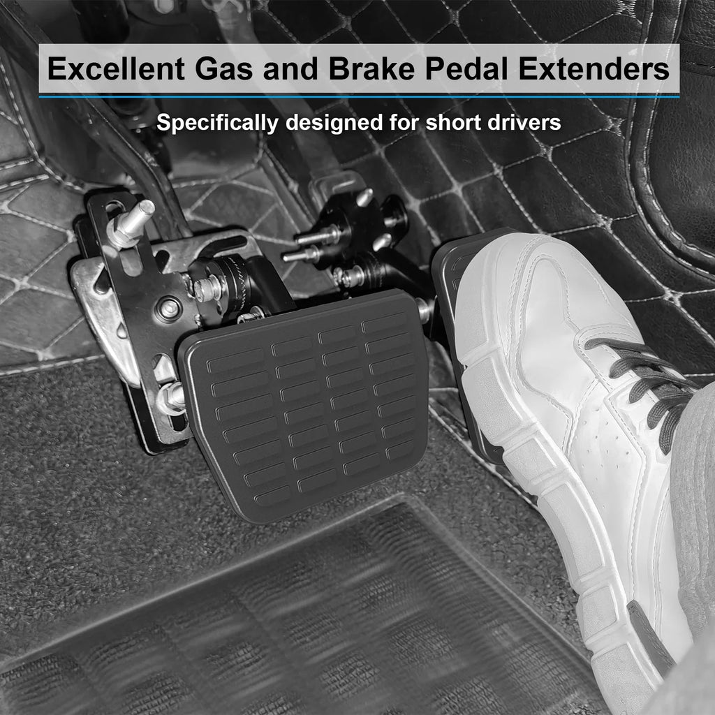 Drivers and People Cars Brake Short Gas Black DriFeez Pedal Length for Adjustable Extenders and Angle, Driving
