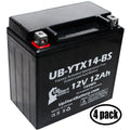 Maintenance 2011 UpStart 4-Pack CC Free, Motorcycle for - Activated, Replacement 12V, UB-YTX14-BS 12AH, 800 Factory GS F800ST, Battery Battery