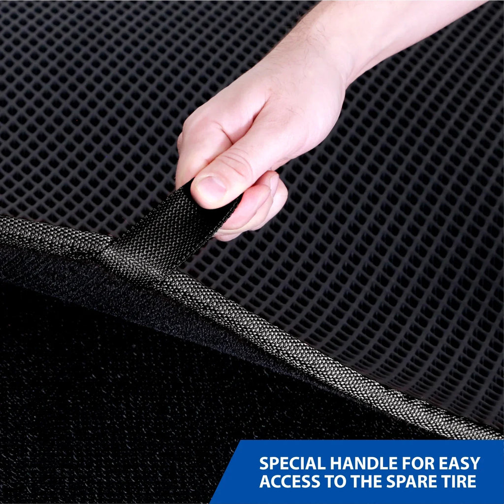 GY004538 Heavy & Fit Cargo - for Shape, Trapping with Dirt Camry Liner Goodyear - Cargo Trunk Waterproof, 2015-2017 Liner Custom - Duty Luggage Anti-Slip Liquid Toyota Dimond Liner, Technology Mat