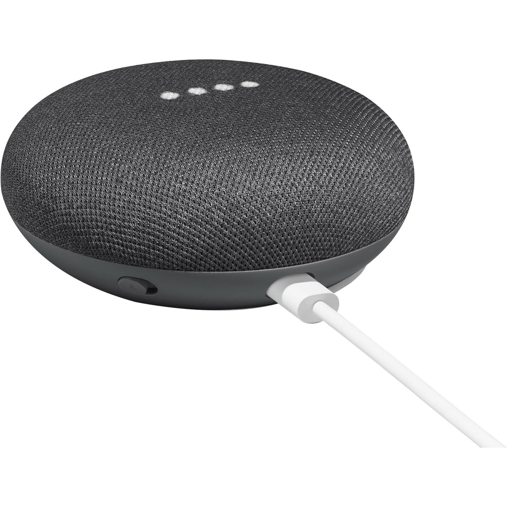 Bluetooth Mini Supported, Black Speaker, Smart Charcoal Assistant Home
