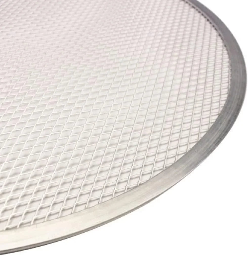 Tray Aluminum Kitchen Screen Pizza Home Baking Seamless Pizzeria Rim- & Pizza Tray Round Bakeware Restaurants Pizza of Baking 2 Round TrueCraftware- 18” Screen Pan Set for