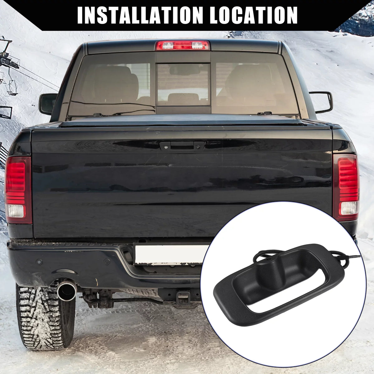 Rear GMC Chevy for Backup Years Camera 1 Handle Tailgate Unique 1999-2006 View Silverado Sierra Bargains for Set