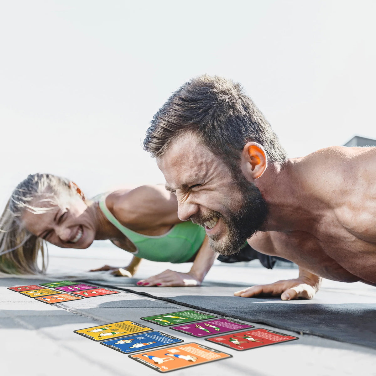 (Bodyweight Exercise by Pack) Fat Card Video 52 No a Bodyweight Cards: Instructions Playing Expert. Included. Needed. Muscle. Designed Fitness Military Equipment Mega Stack Game. Burn Workout Build