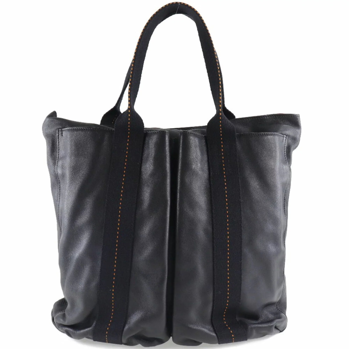Caravan Voderma (Fair) Unisex Vertical Pre-Owned Hermes PM Bag Black Tote