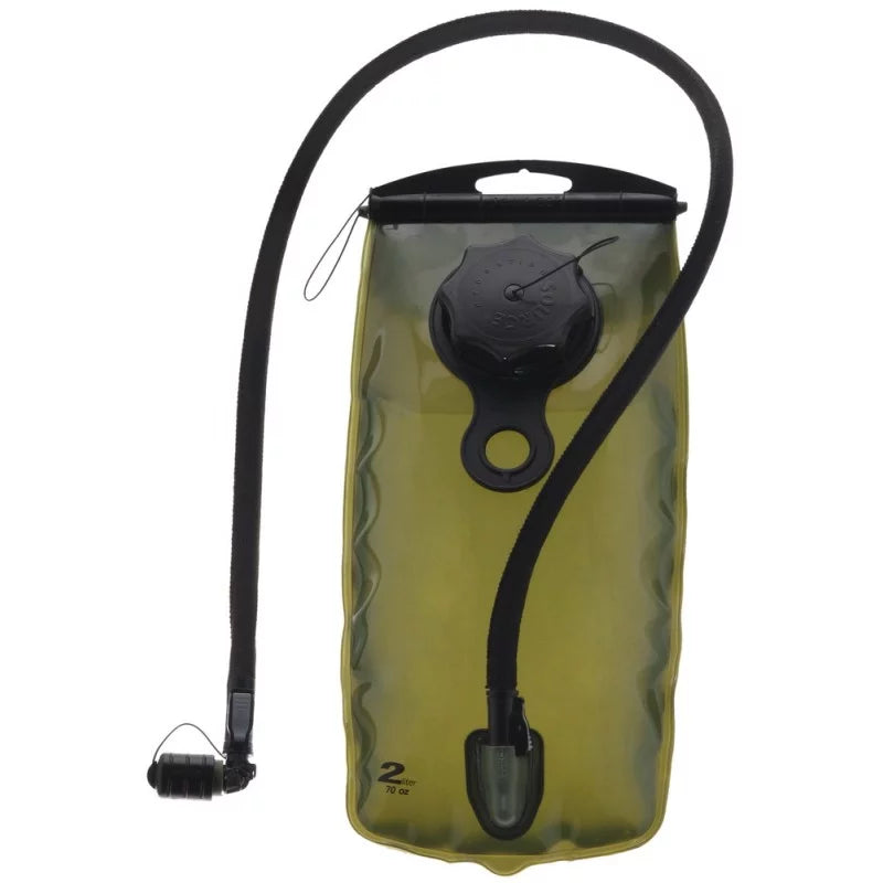 Reservoir 2Liter Hydration Source Tactical Valve, System Storm with Black WXP