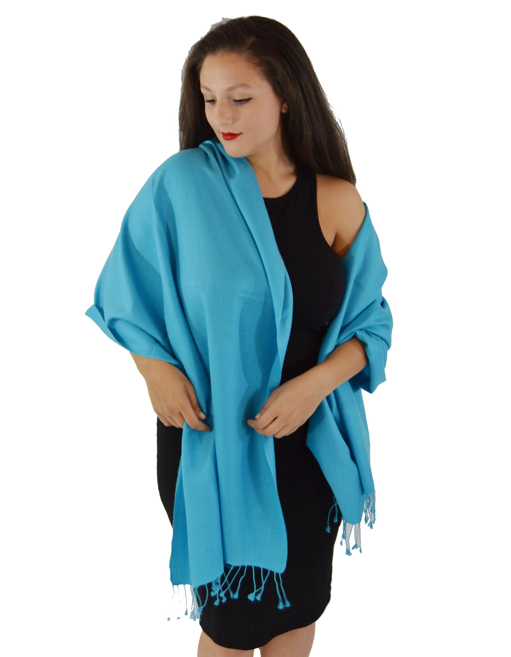 Scarf/Wool/Silk Scarf/Pashmina (Turquoise) Shawl/Cashmere/Cashmere Scarf/Scarves/Shawl/Shawls/Stole/Wrap/Pashmina