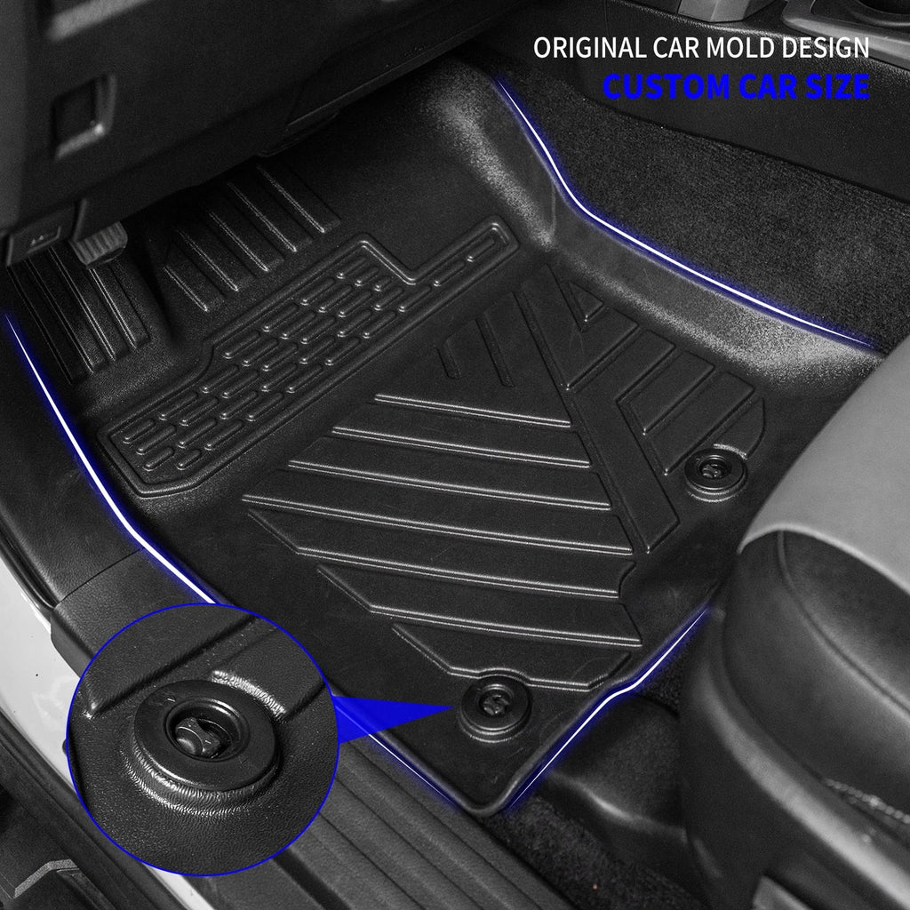 Fit 2013-2023 Row (3rd 4Runner Seats Toyota Cargo Backrest Liner 7 Mats) Mats+Trunk Mat Mat+Floor Trunk