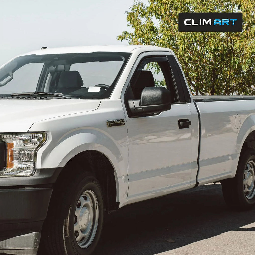 Incredibly Original Dark Rain 2 Truck Deflectors, Vent Accessories, Regular Cab, for 315008LP pcs- Durable Window in-Channel F150 Vent CLIM Guards ART 2015-2020 Visors, Deflector, Smoke Window