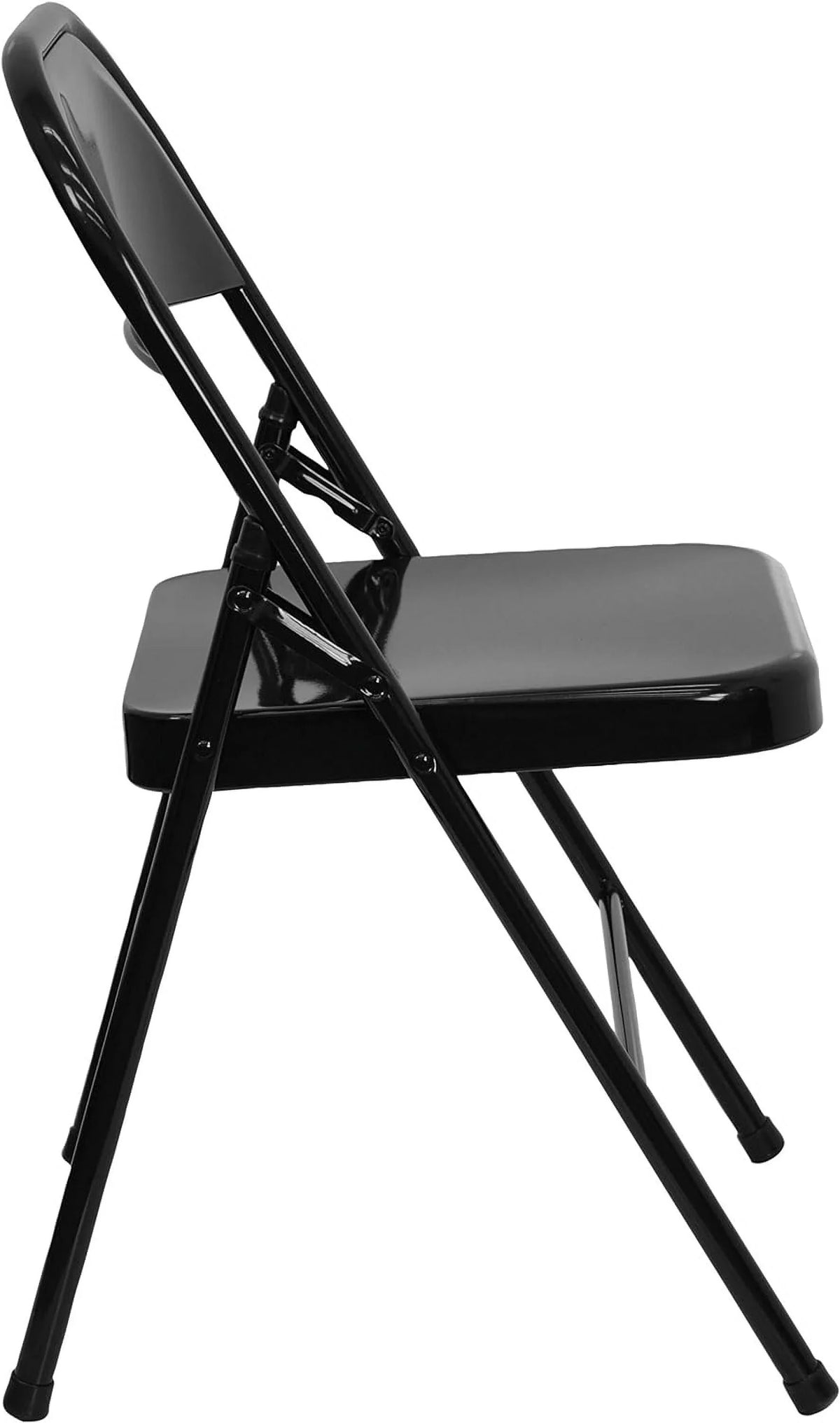 & Chair Double Series Triple Folding HERCULES Metal Black Hinged Braced
