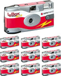601020 Disposable Flash Agfa 27 10-Pack Camera LeBox Film Camera 35mm 400