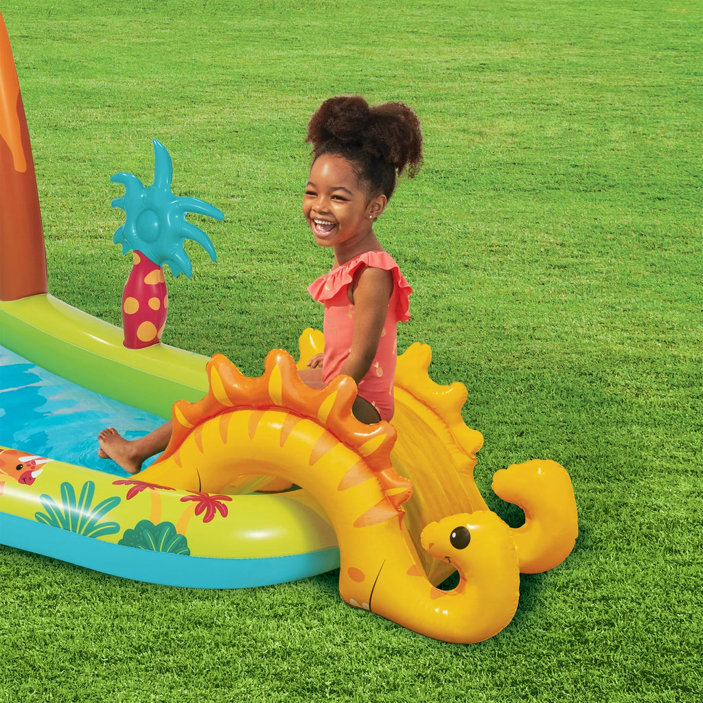 Dino Play Ages Day Center, Up, Inflatable Unisex Play and 2