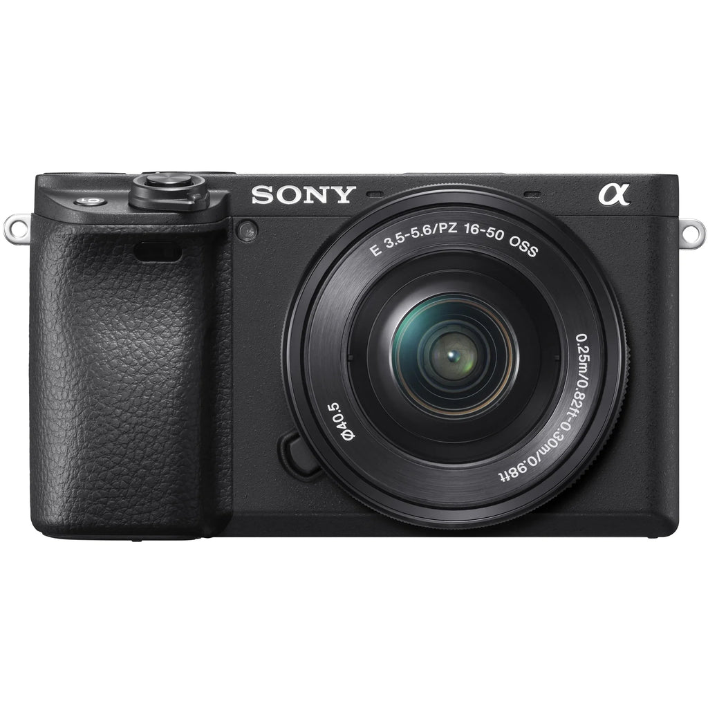 Battery Camera Card, a6400 Camera Mirrorless Interchangeable-Lens Photo Editing and Video Filter Memory 16-50mm APS-C Bundle 40.5mm with Kit Suite, Bag, 64GB ILCE-6400L Lens with and Camera