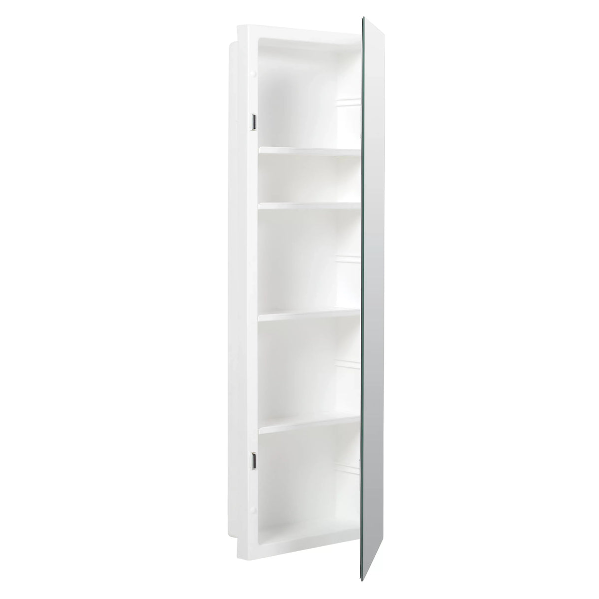 Pride x in., 36 Frameless American Rectangle, Reversible Recess-Mount 12 Mirror Cabinet, Medicine