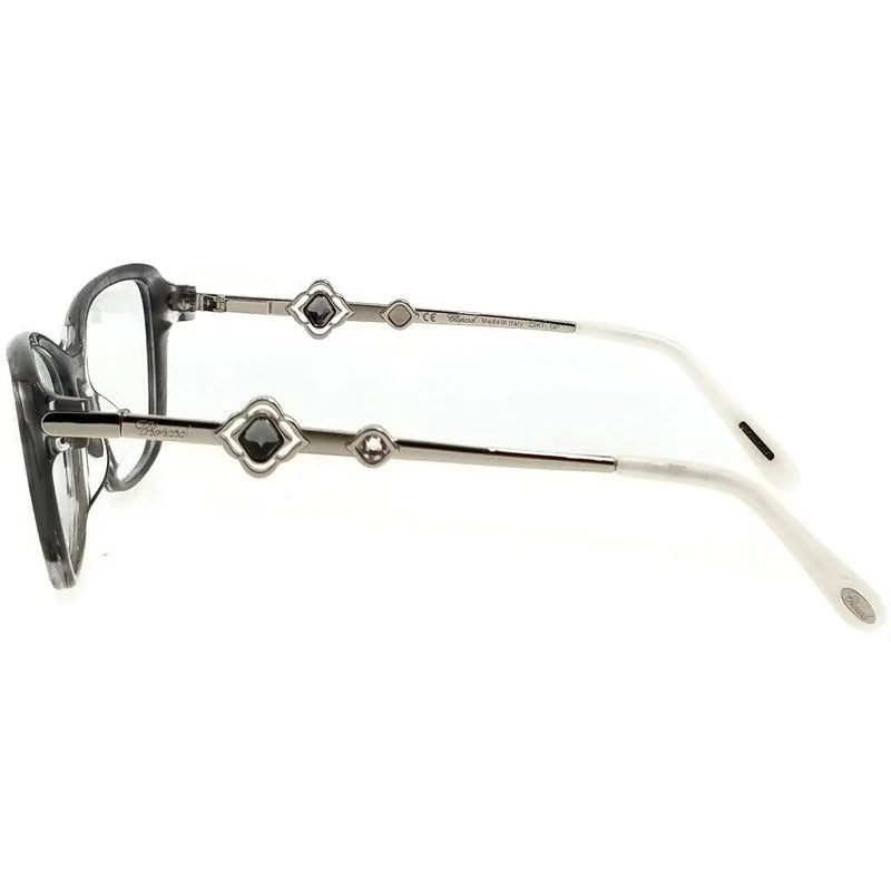 54mm 135mm CHOPARD Grey Eyeglasses 15mm VCH224S-0AHU-54 dimension