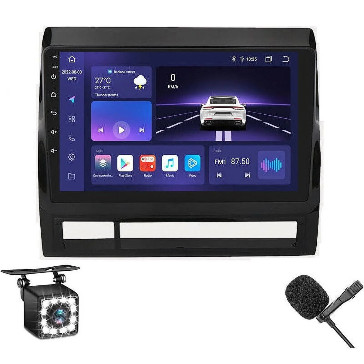 IPS climate FM 9inch Toyota 1280*720 Octa Android GPS NAVI Radio Car 4+32GB Carplay Fit Core 2005-2015 Stereo DSP AM Tacoma